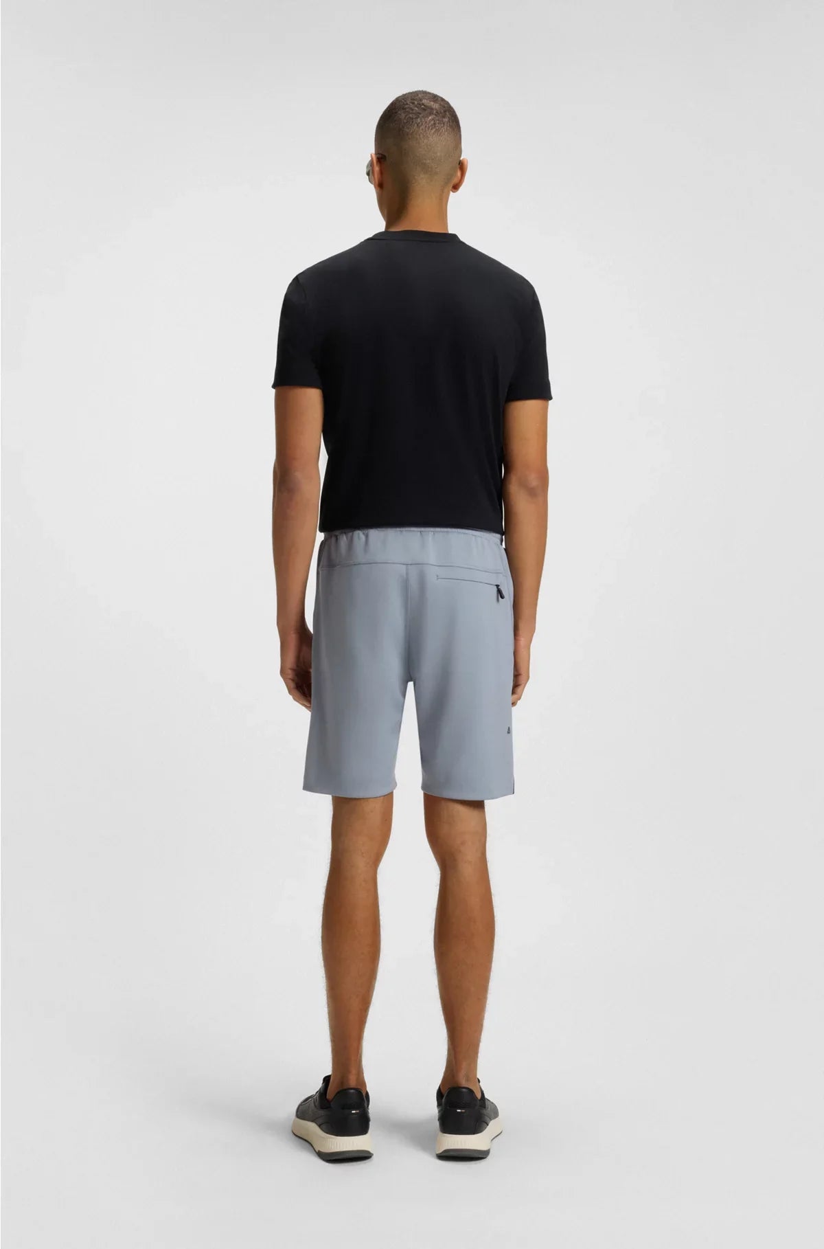 ACTIVE STRETCH SHORTS WITH DECORATIVE REFLECTIVE DETAILS