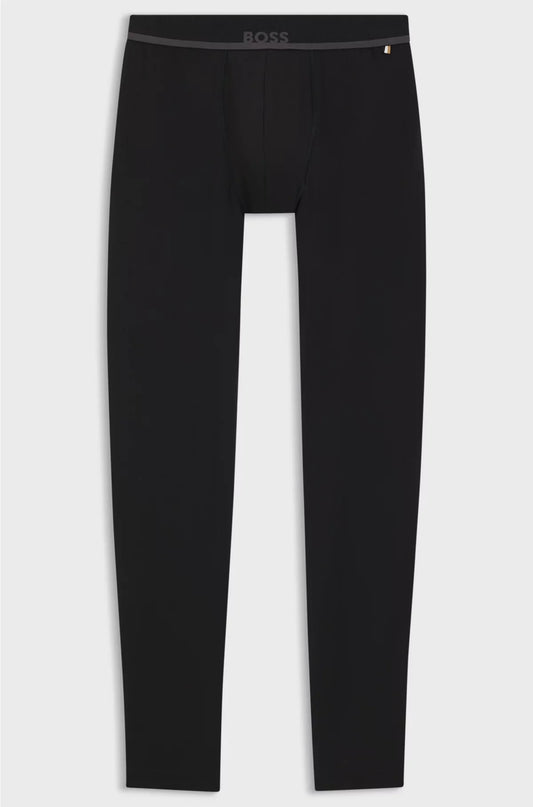 MUTANDE LUNGHE IN COTONE ELASTICIZZATO CON ELASTICO LOGATO IN VITA