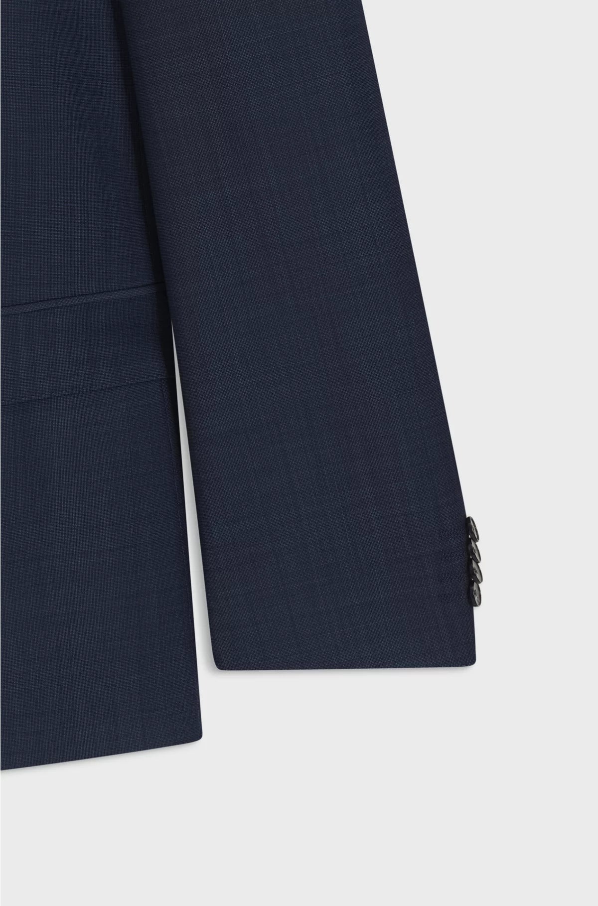 SLIM-FIT SUIT IN AMICRO-PATTERNED WOOL BLEND