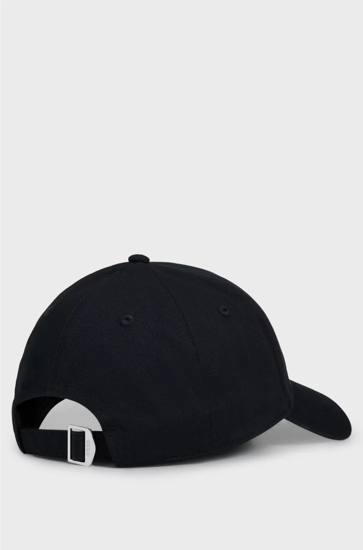 COTTON-TWILL CAP WITH EMBROIDERED DOUBLE B MONOGRAM
