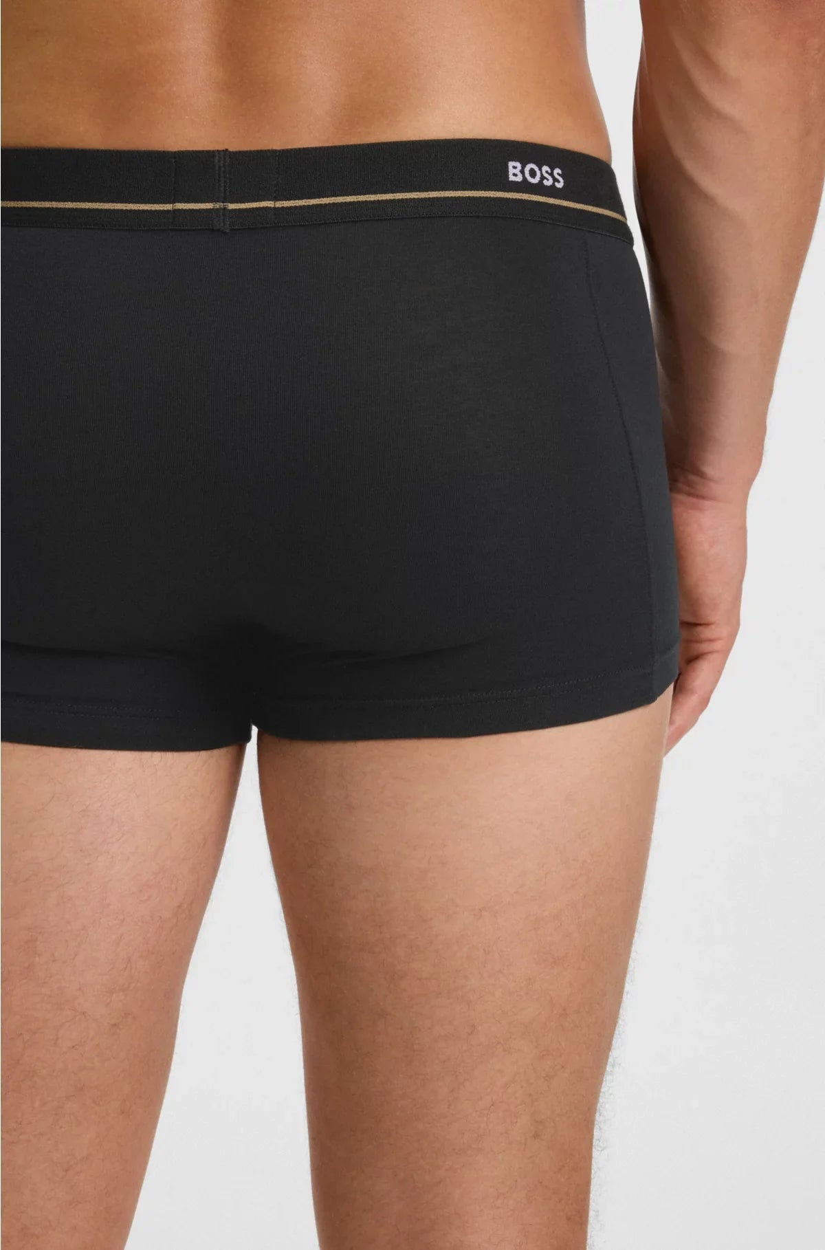 FIVE-PACK OF STRETCH-COTTON TRUNKS WITH LOGO WAISTBANDS