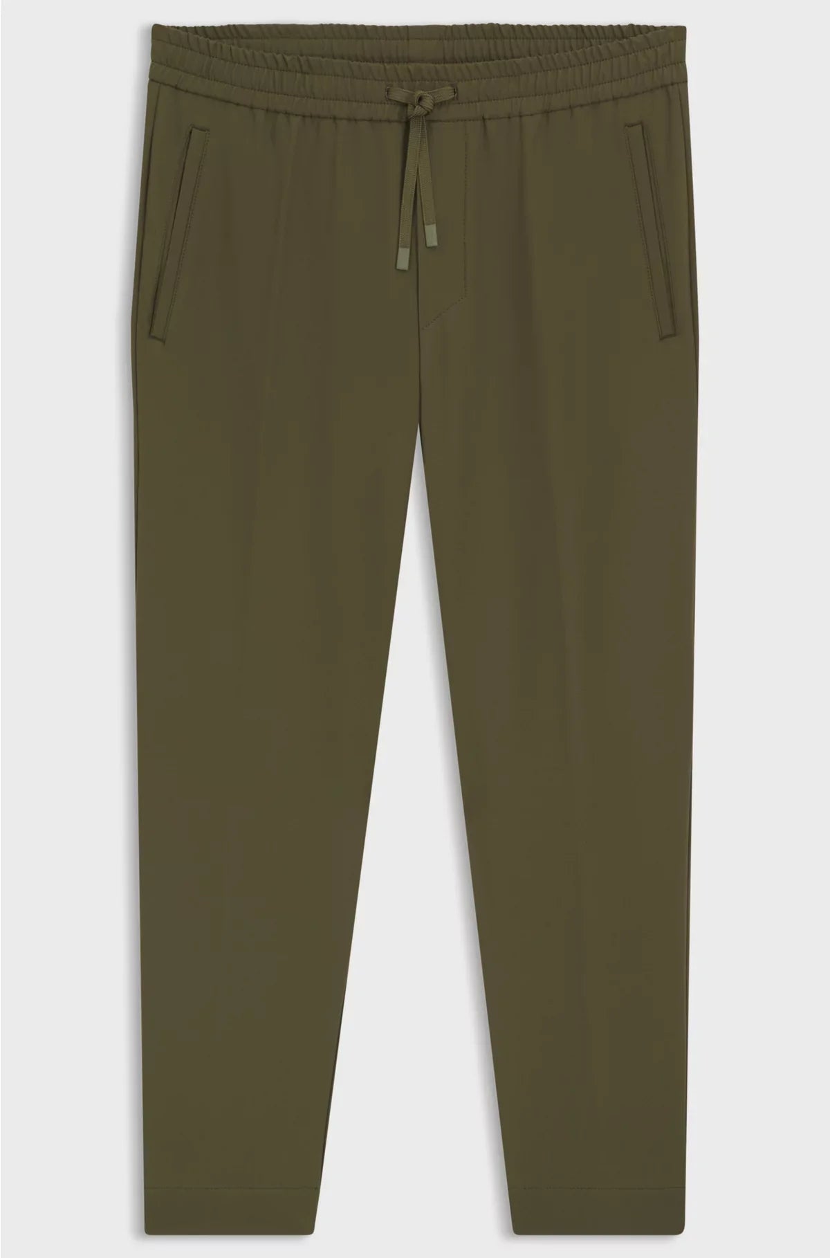 TAPERED-FIT TROUSERS IN WATER-REPELLENT STRETCH FABRIC