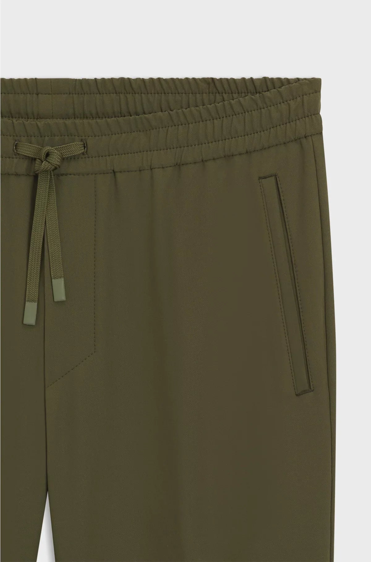 TAPERED-FIT TROUSERS IN WATER-REPELLENT STRETCH FABRIC
