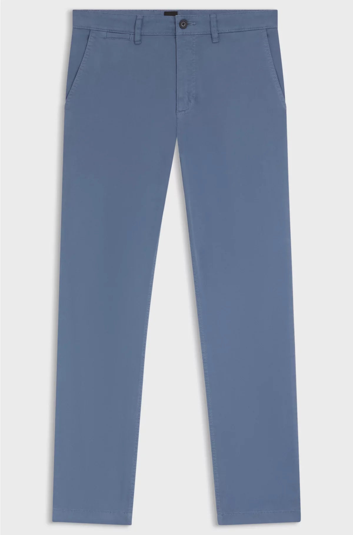 REGULAR-FIT TROUSERS IN STRETCH-COTTON SATIN