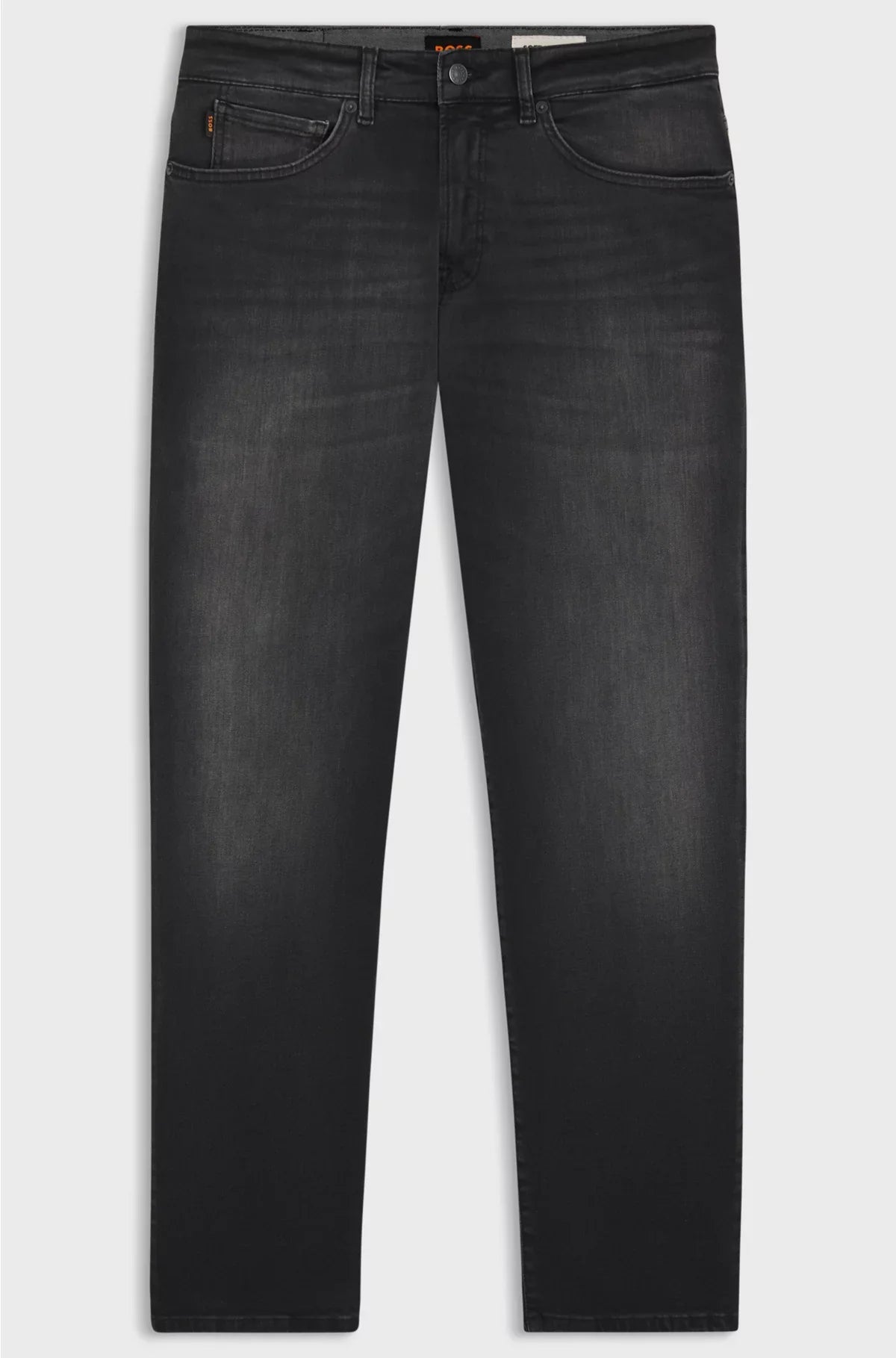 MAINE REGULAR-FIT JEANS IN BLACK SUPER-STRETCH DENIM