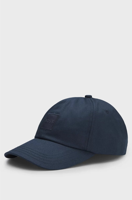 COTTON-TWILL CAP WITH LOGO PATCH