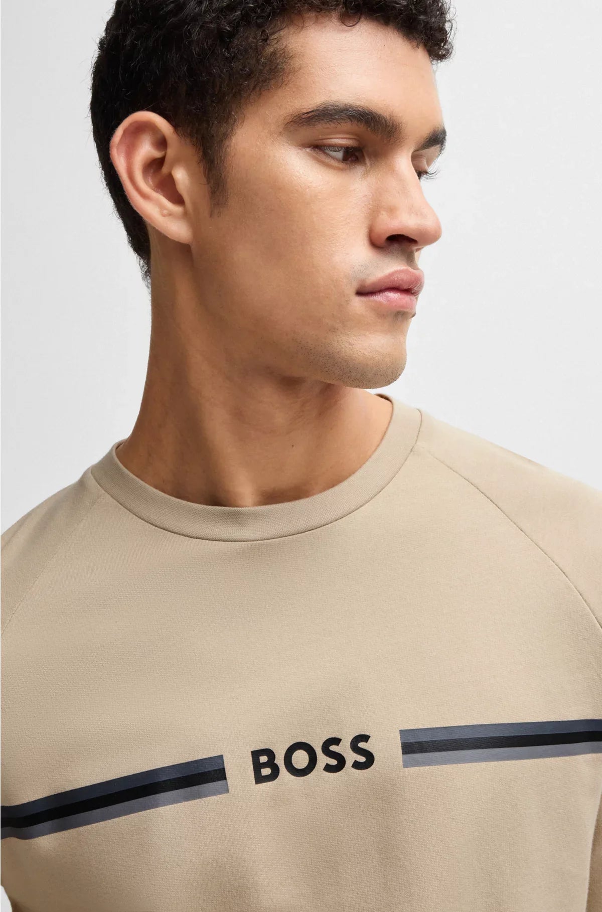COTTON-TERRY SWEATSHIRT WITH LOGO PRINT