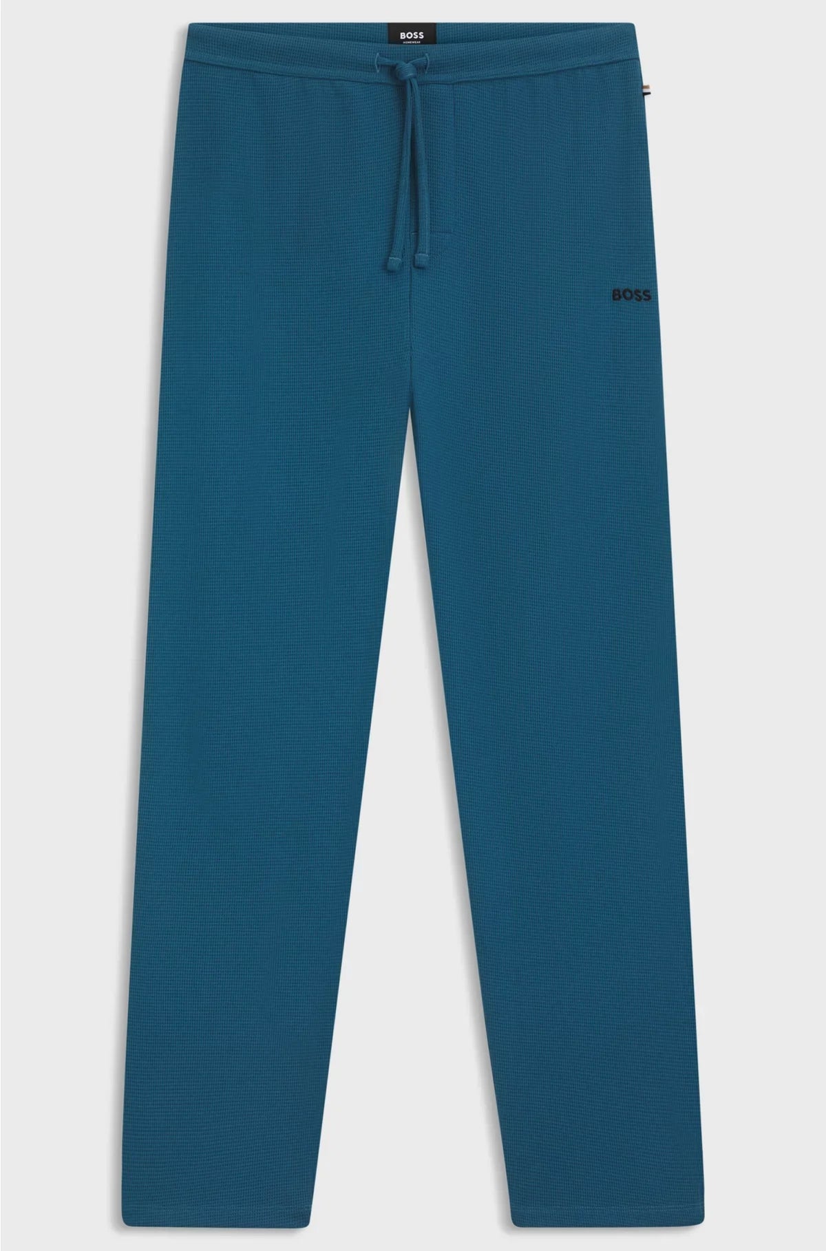 COTTON-BLEND PYJAMA BOTTOMS WITH EMBROIDERED LOGO