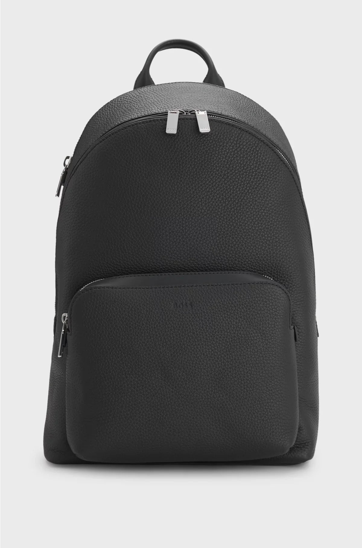 ZAINO IN PELLE GOFFRATA ITALIANA CON LOGO IMPRESSO