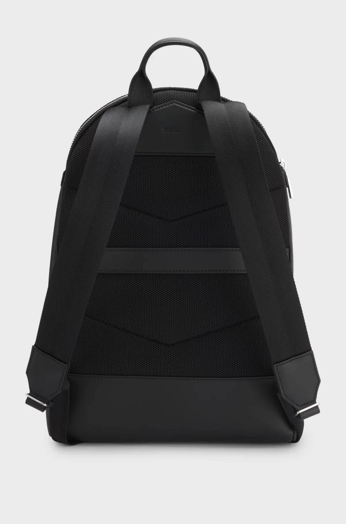ZAINO IN PELLE GOFFRATA ITALIANA CON LOGO IMPRESSO