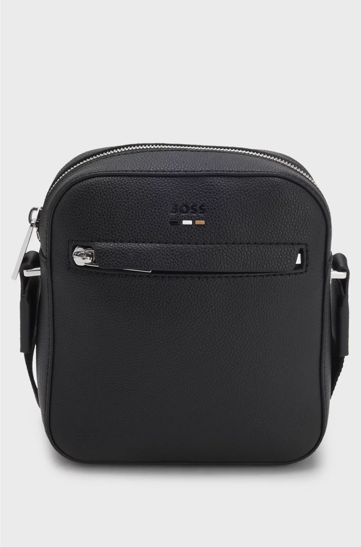 REPORTER BAG WITH EMBOSSED LOGO