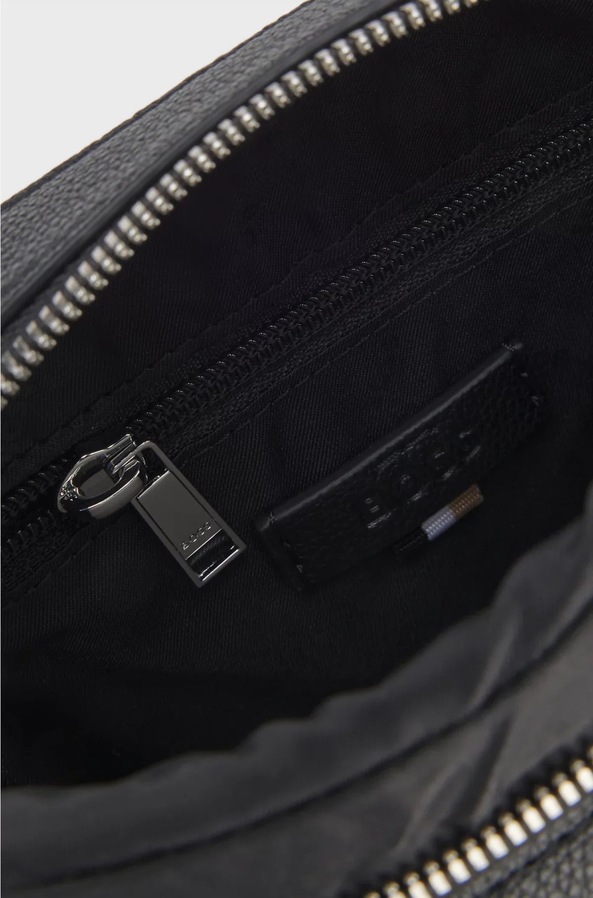 REPORTER BAG WITH EMBOSSED LOGO