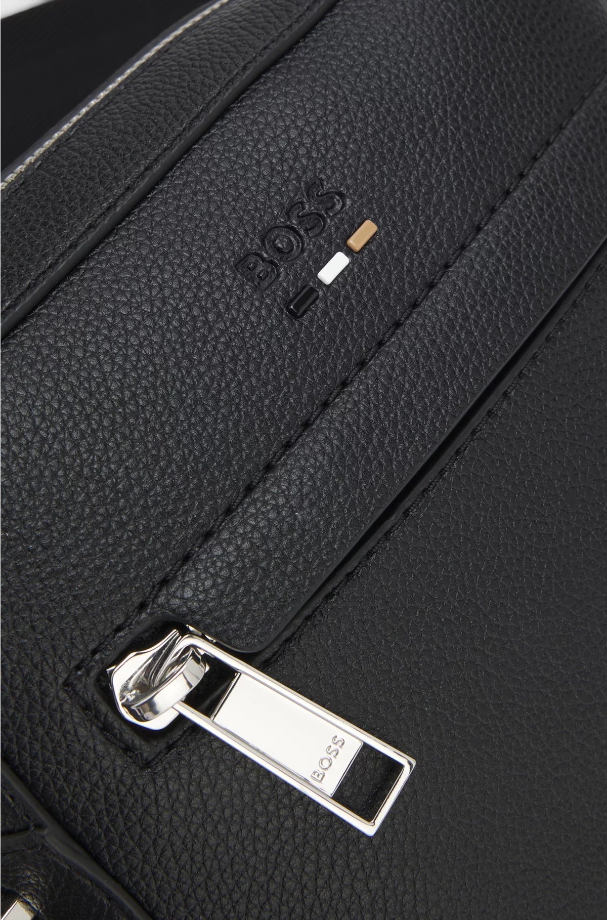 REPORTER BAG WITH EMBOSSED LOGO