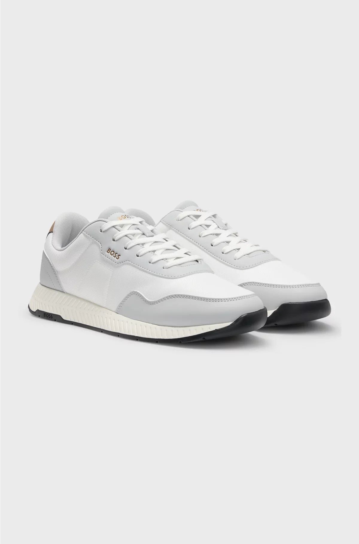 LOW-TOP TRAINERS WITH TEXTURED UPPERS
