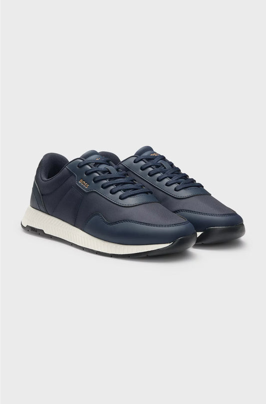 SNEAKERS BASSE CON TOMAIA TESTURIZZATA
