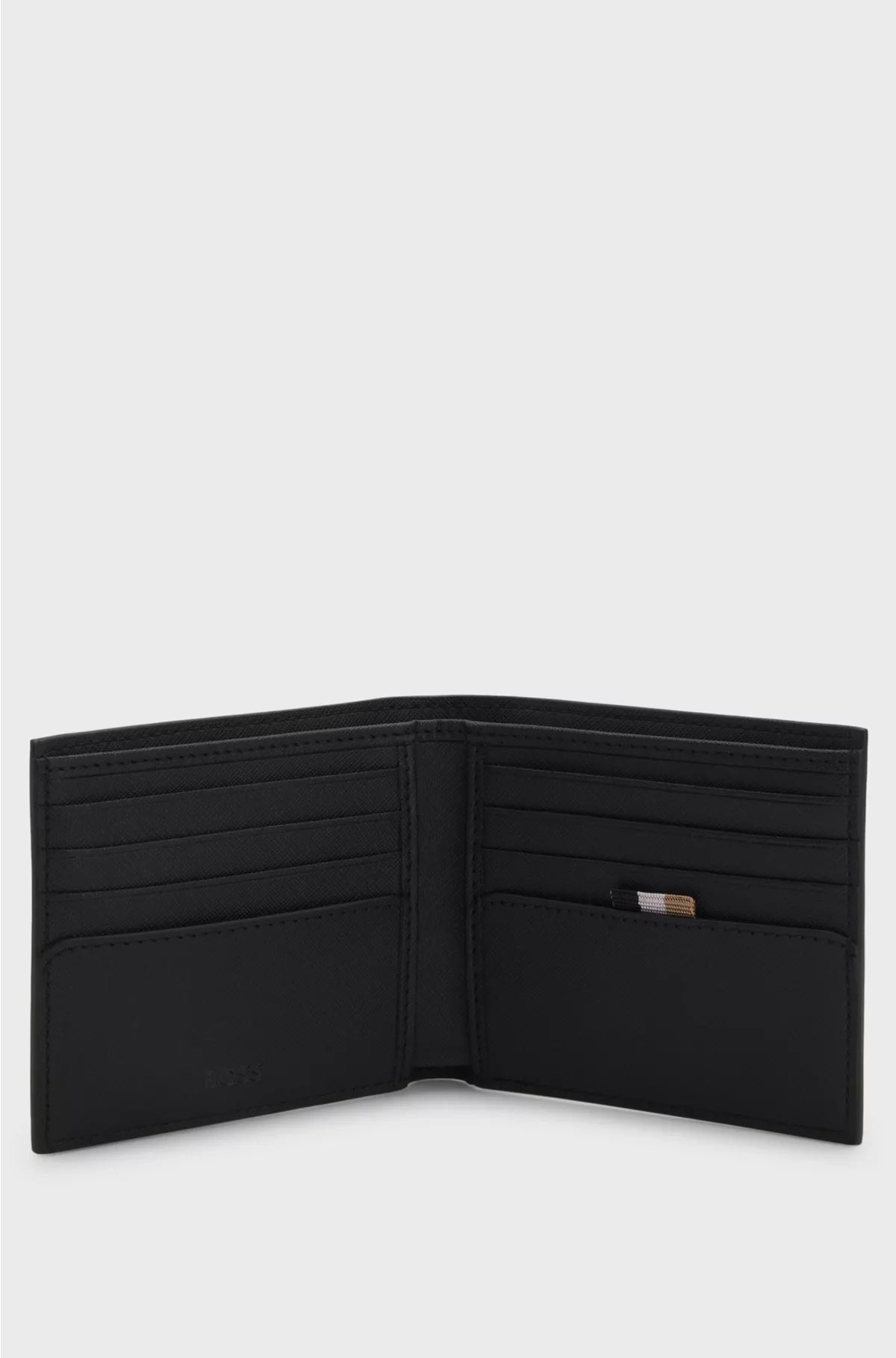 BILLFOLD WALLET WITH FOIL-EMBOSSED LOGO