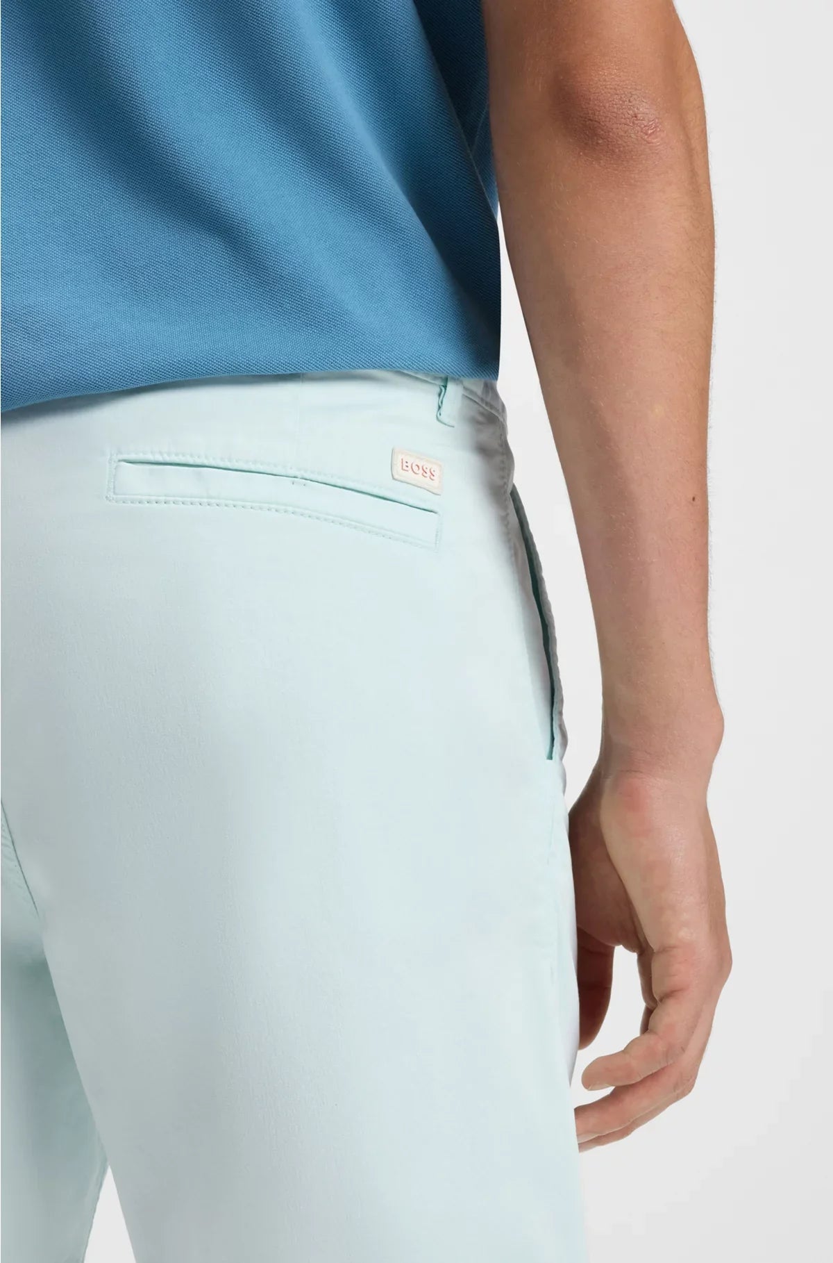 SLIM-FIT SHORTS IN STRETCH-COTTON TWILL