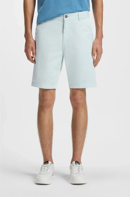 SLIM-FIT SHORTS IN STRETCH-COTTON TWILL