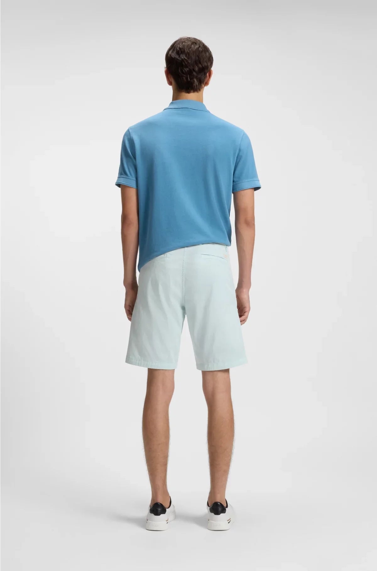 SLIM-FIT SHORTS IN STRETCH-COTTON TWILL