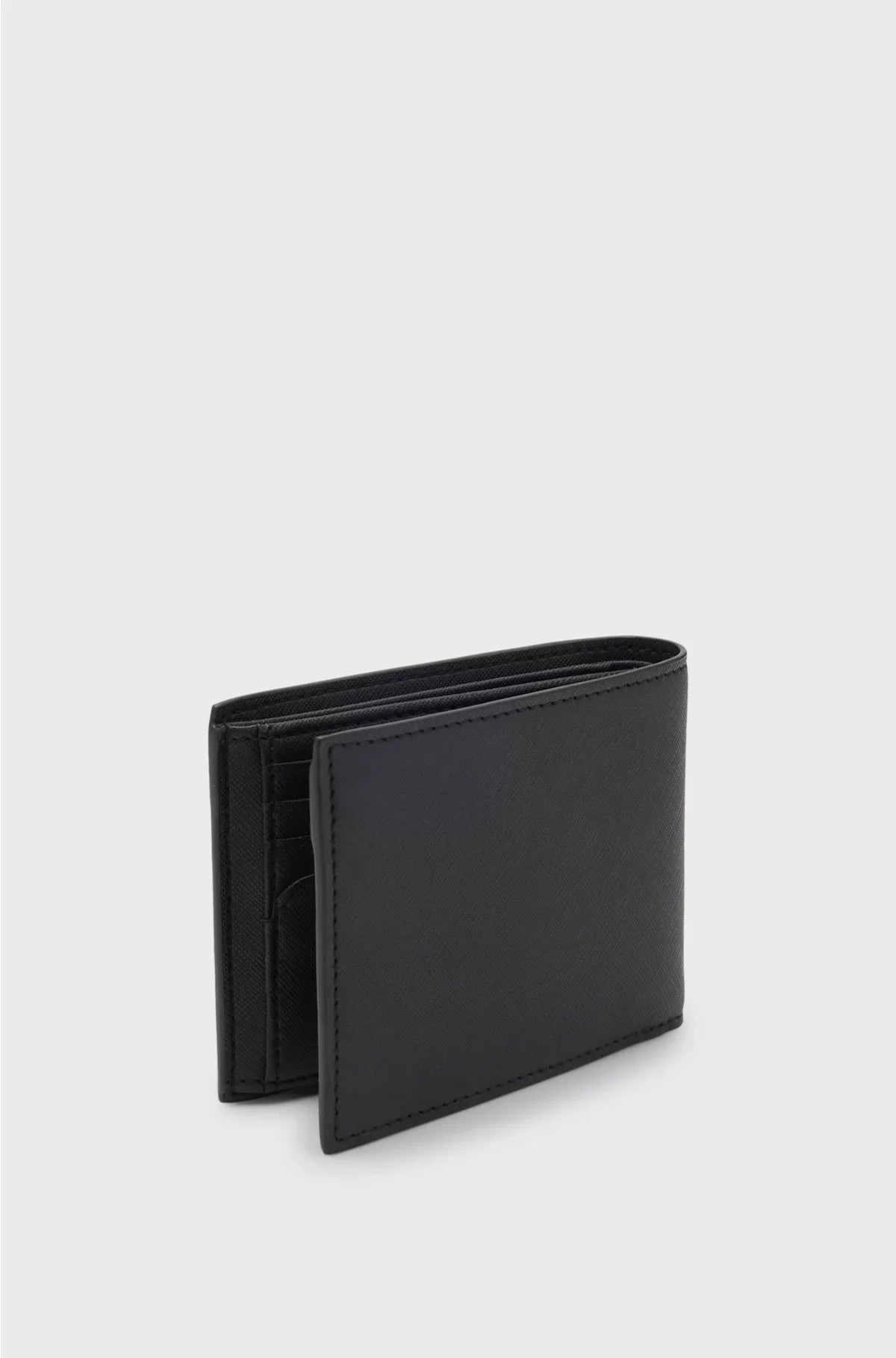 WALLET WITH SILVER-FOIL LOGO PRINT