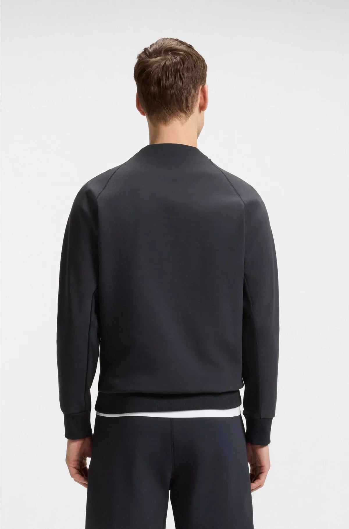 COTTON-BLEND SWEATSHIRT WITH STRETCH