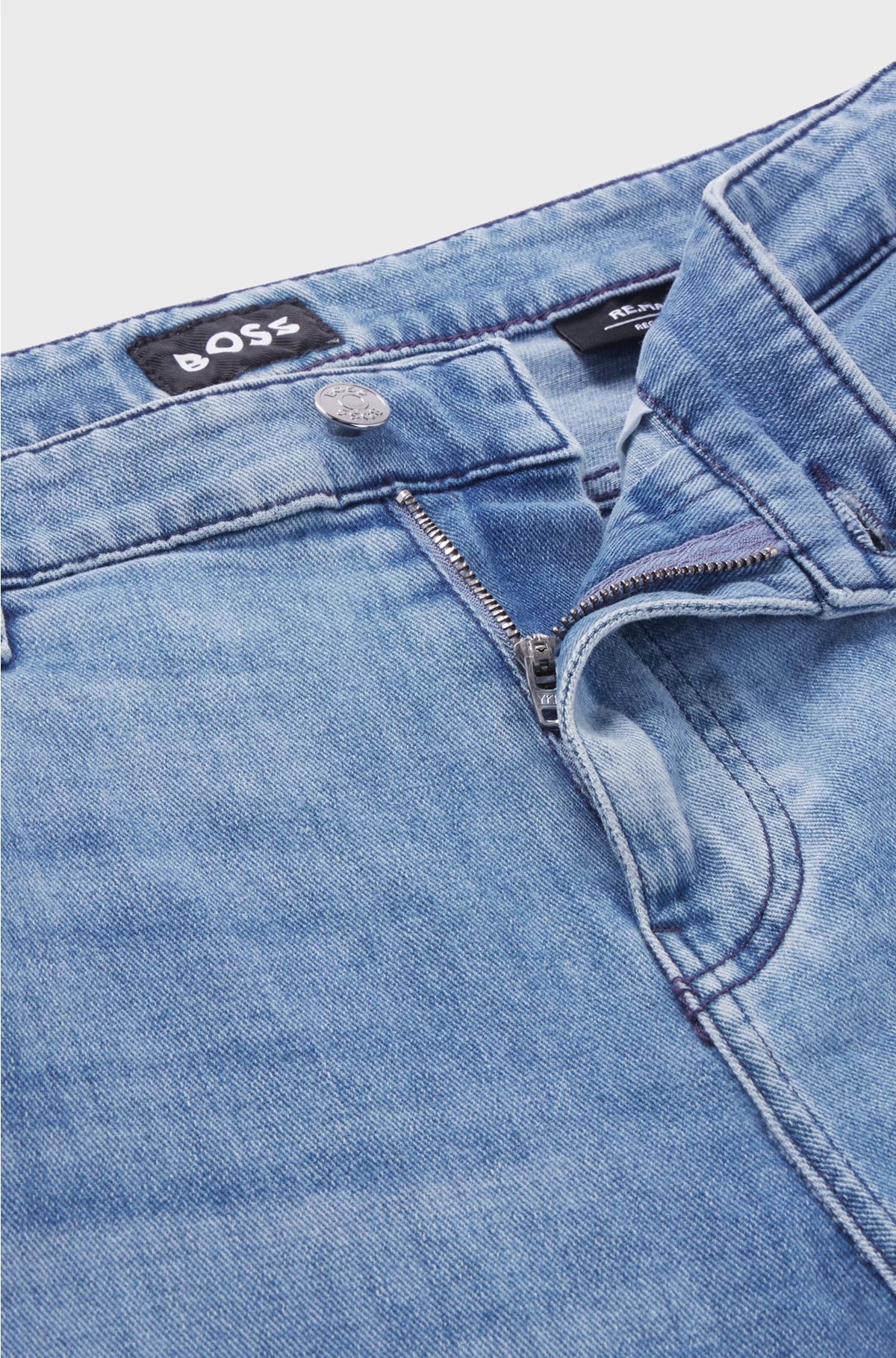 MAINE REGULAR-FIT JEANS IN SUPER-SOFT BLUE DENIM