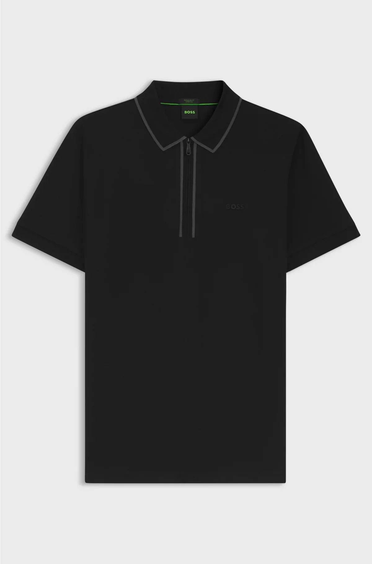 POLO IN COTONE STRETCH CON RIGHE A CONTRASTO