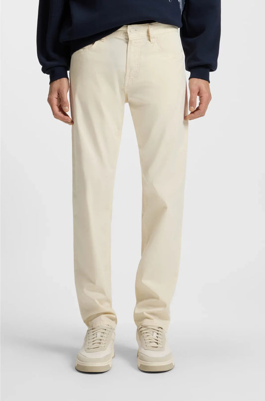 MAINE REGULAR-FIT TROUSERS IN STRETCH-COTTON TWILL