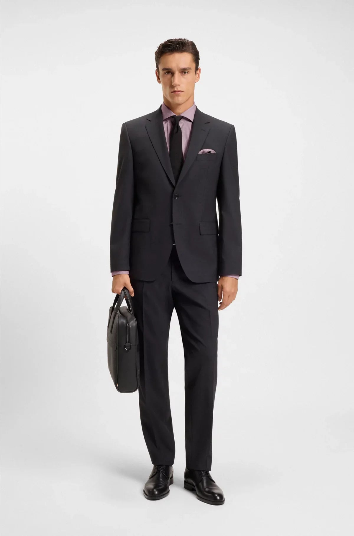 SLIM-FIT SHIRT IN EASY-IRON STRETCH COTTON