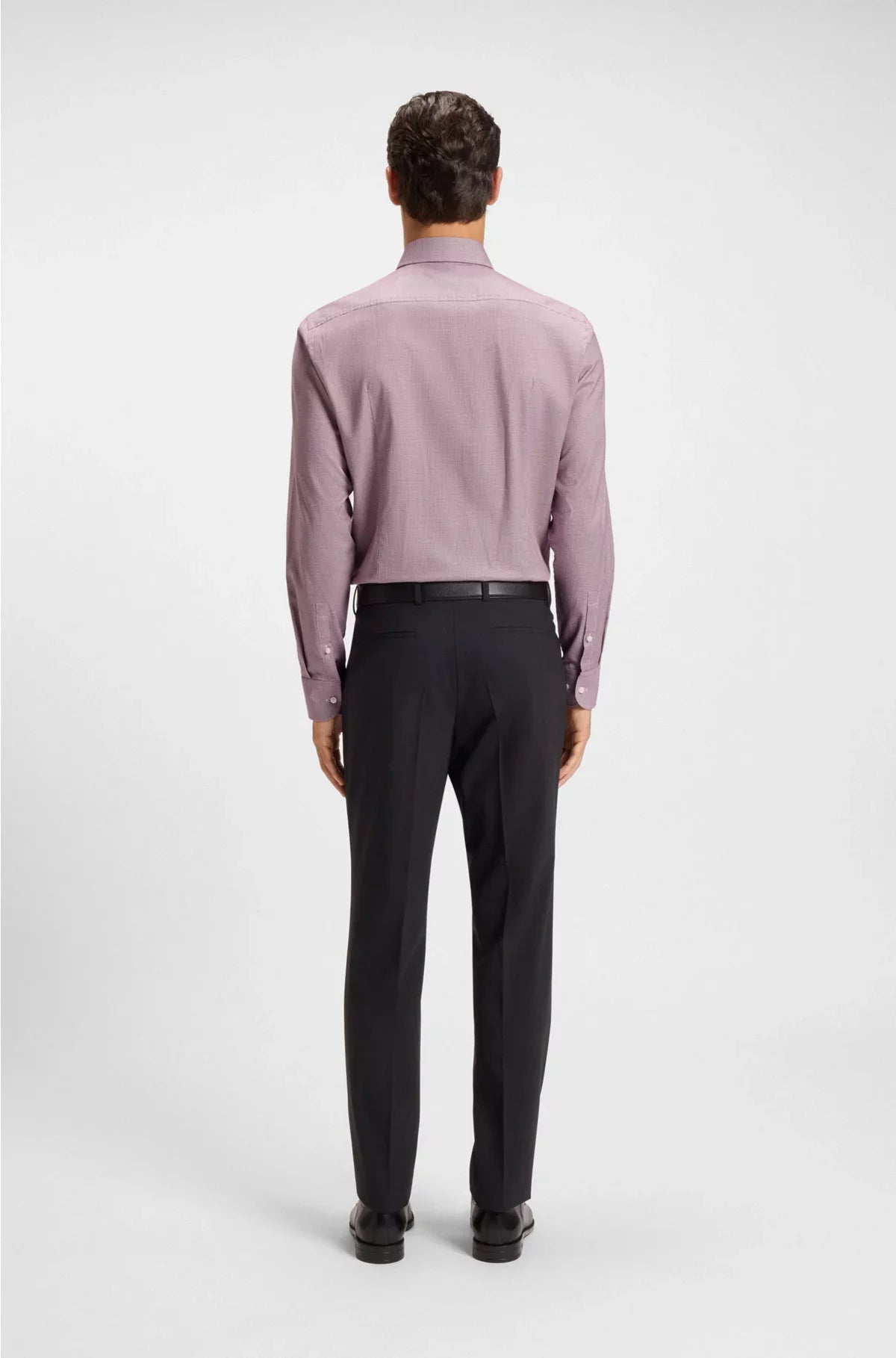 SLIM-FIT SHIRT IN EASY-IRON STRETCH COTTON