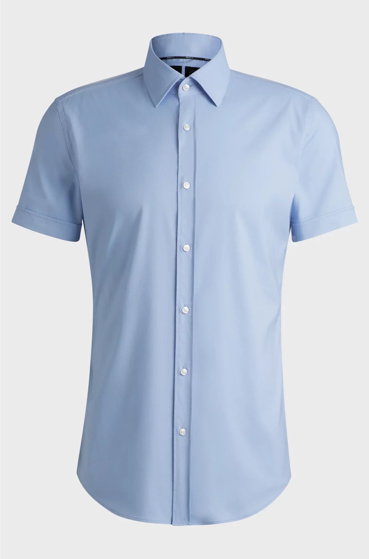 SLIM-FIT SHIRT IN PERFORMANCE-STRETCH TWILL