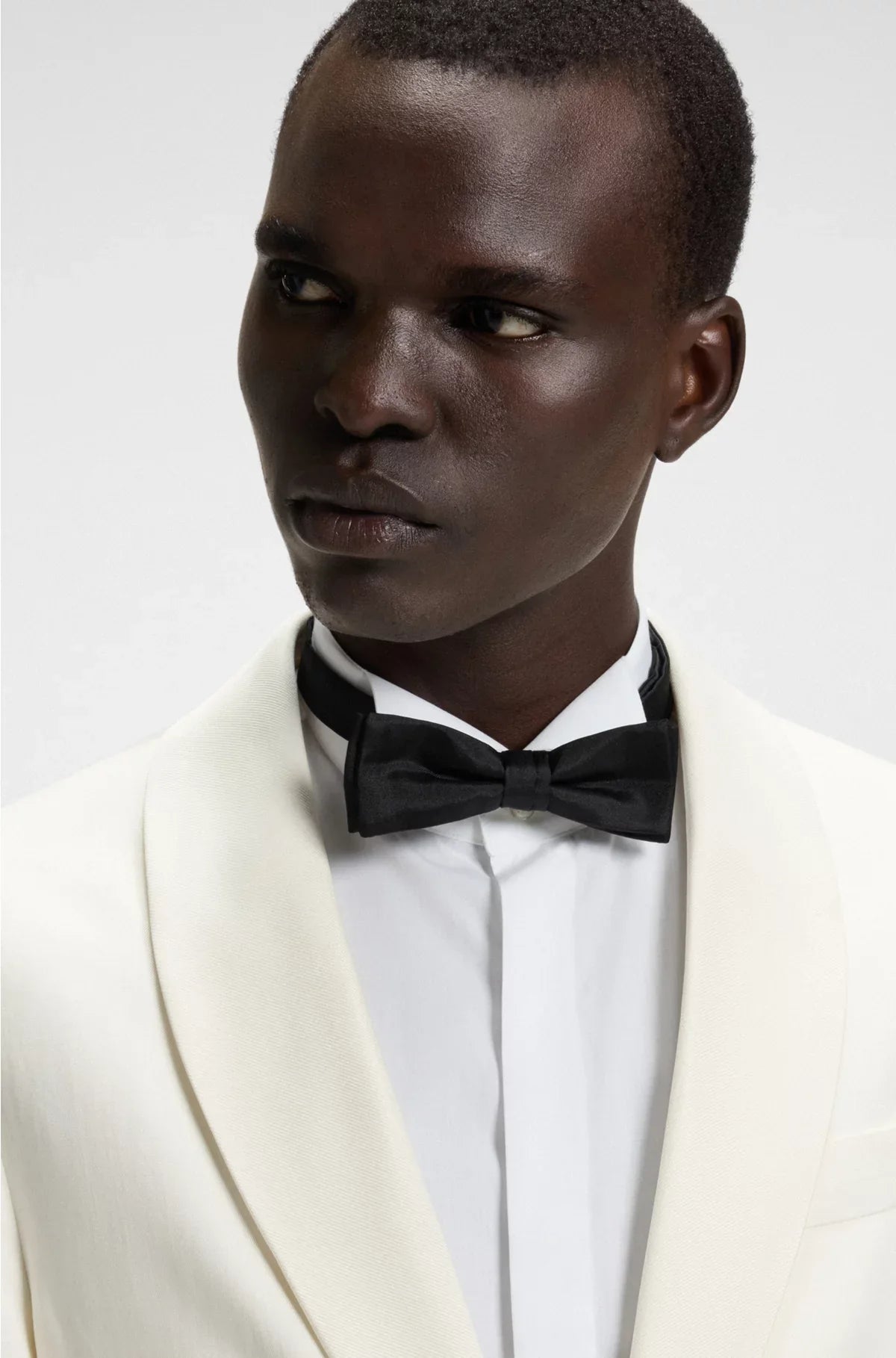 GIACCA DA SMOKING SLIM-FIT IN SETA E LINO