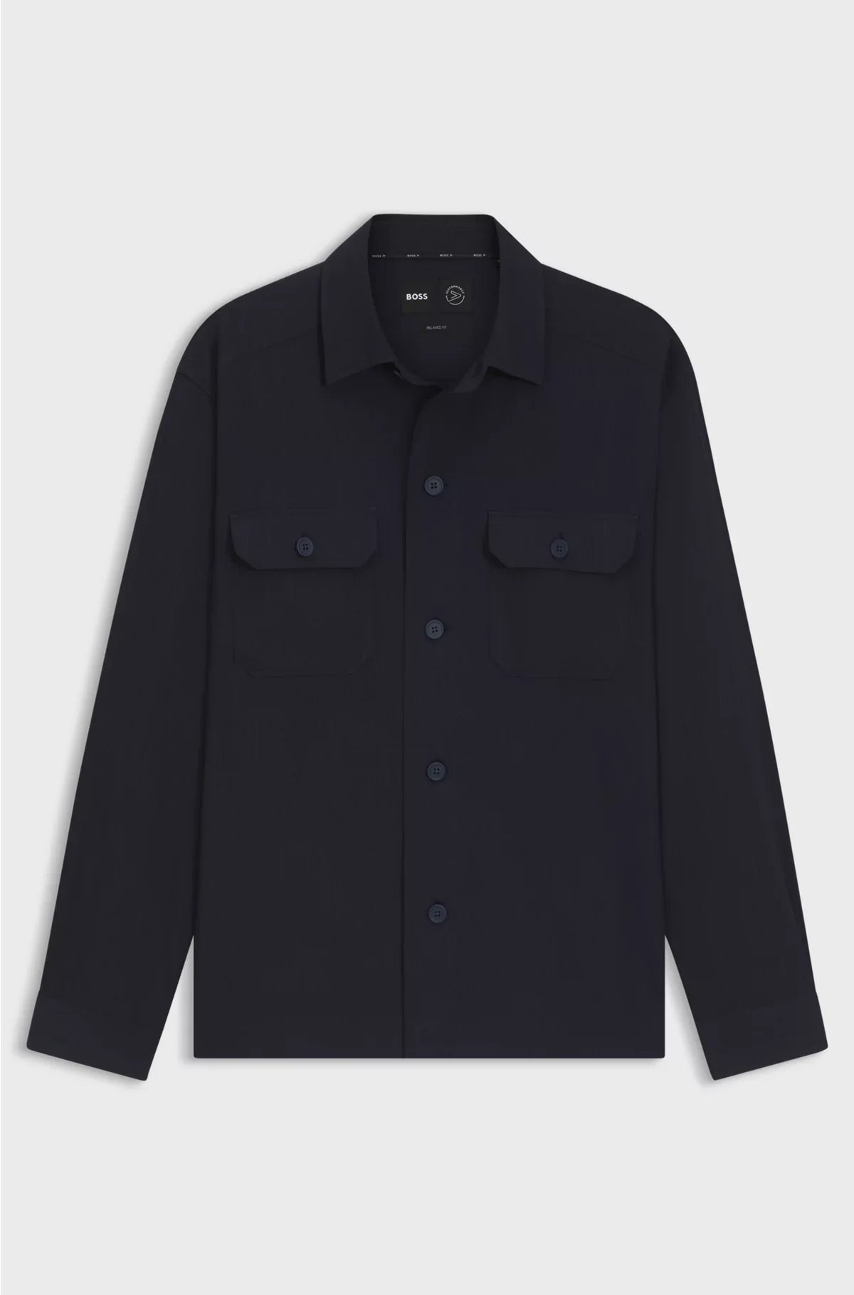 RELAXED-FIT SHIRT IN AN ITALIAN-MADE LINEN BLEND