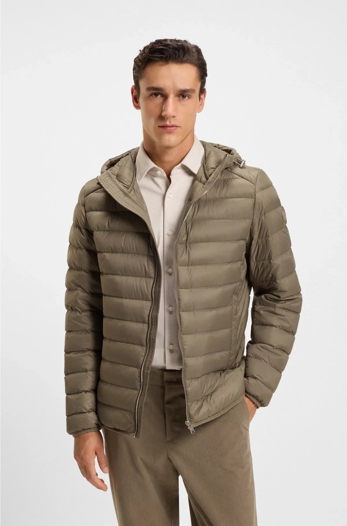 PADDED JACKET IN WATER-REPELLENT FABRIC WITH DOWN FILLING