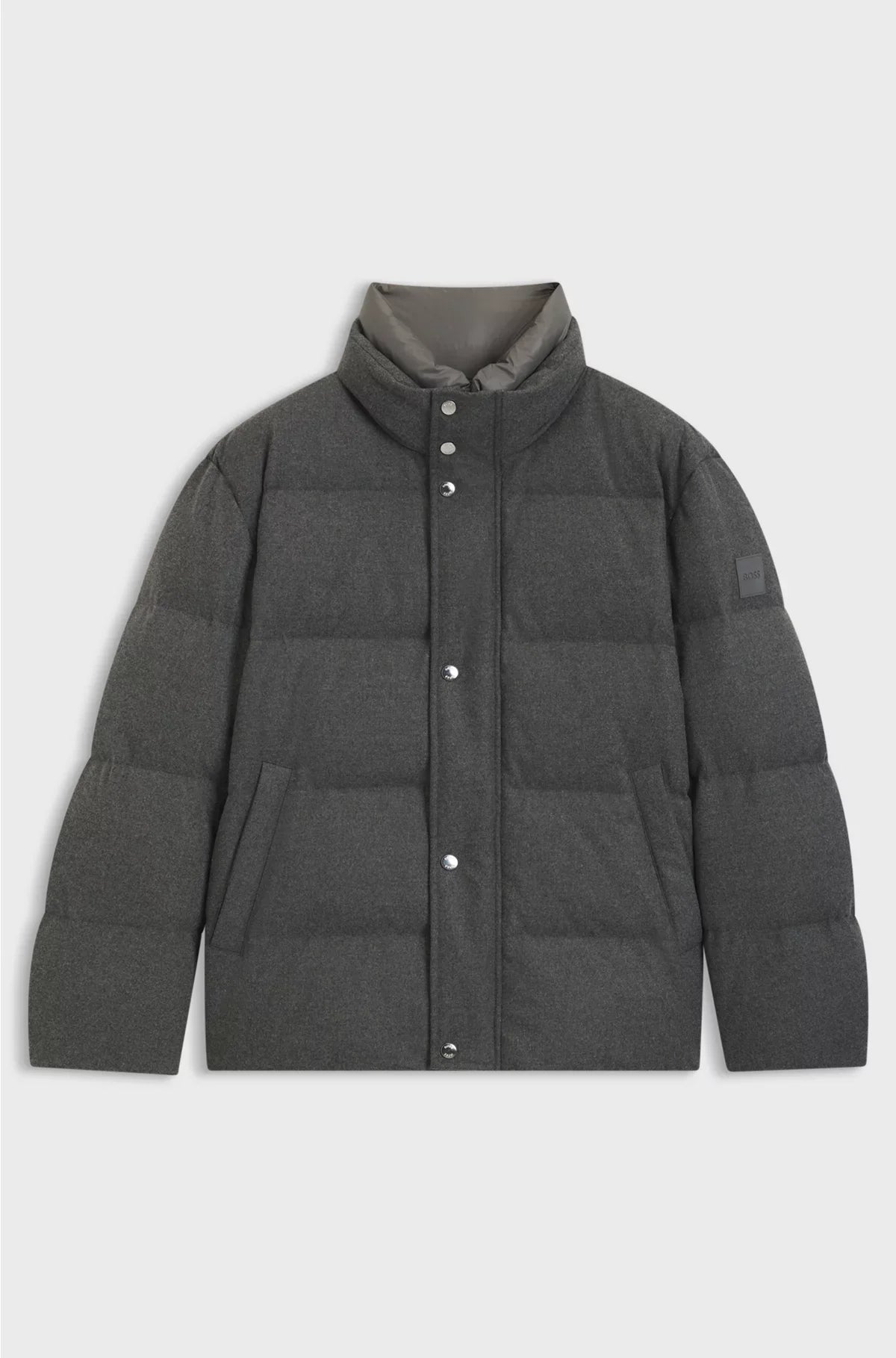 FLANNEL JACKET WITH DOWN FILLING