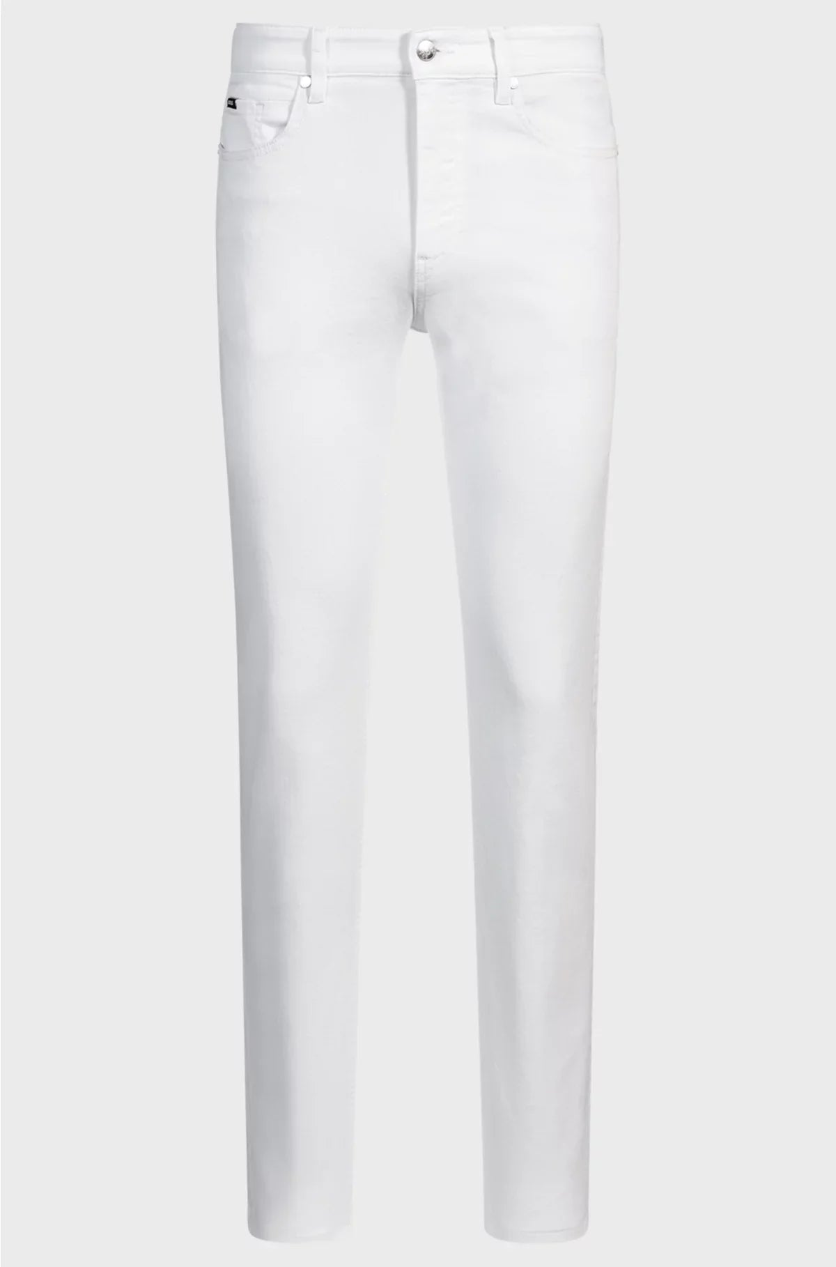 DELAWARE SLIM-FIT JEANS IN WHITE COMFORT-STRETCH DENIM
