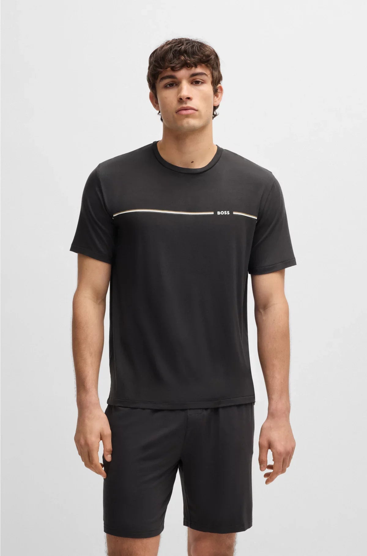 GIFT-BOXED PYJAMAS IN STRETCH-BAMBOO JERSEY