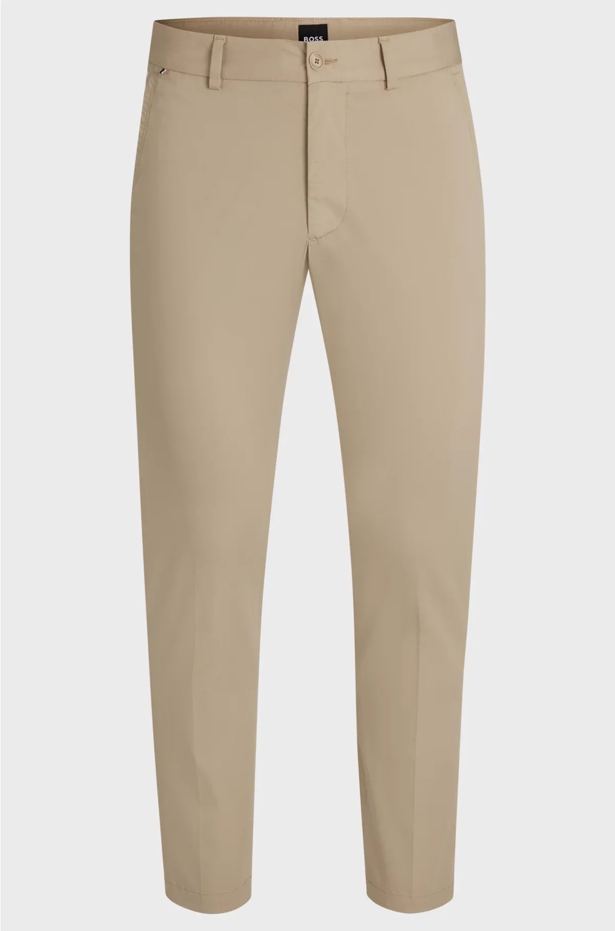 PANTALONI SLIM FIT IN RASO DI MISTO COTONE
