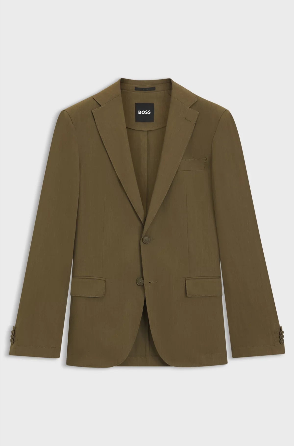 Giacca da abito modern fit, lavabile in lavatrice, in misto lino stretch