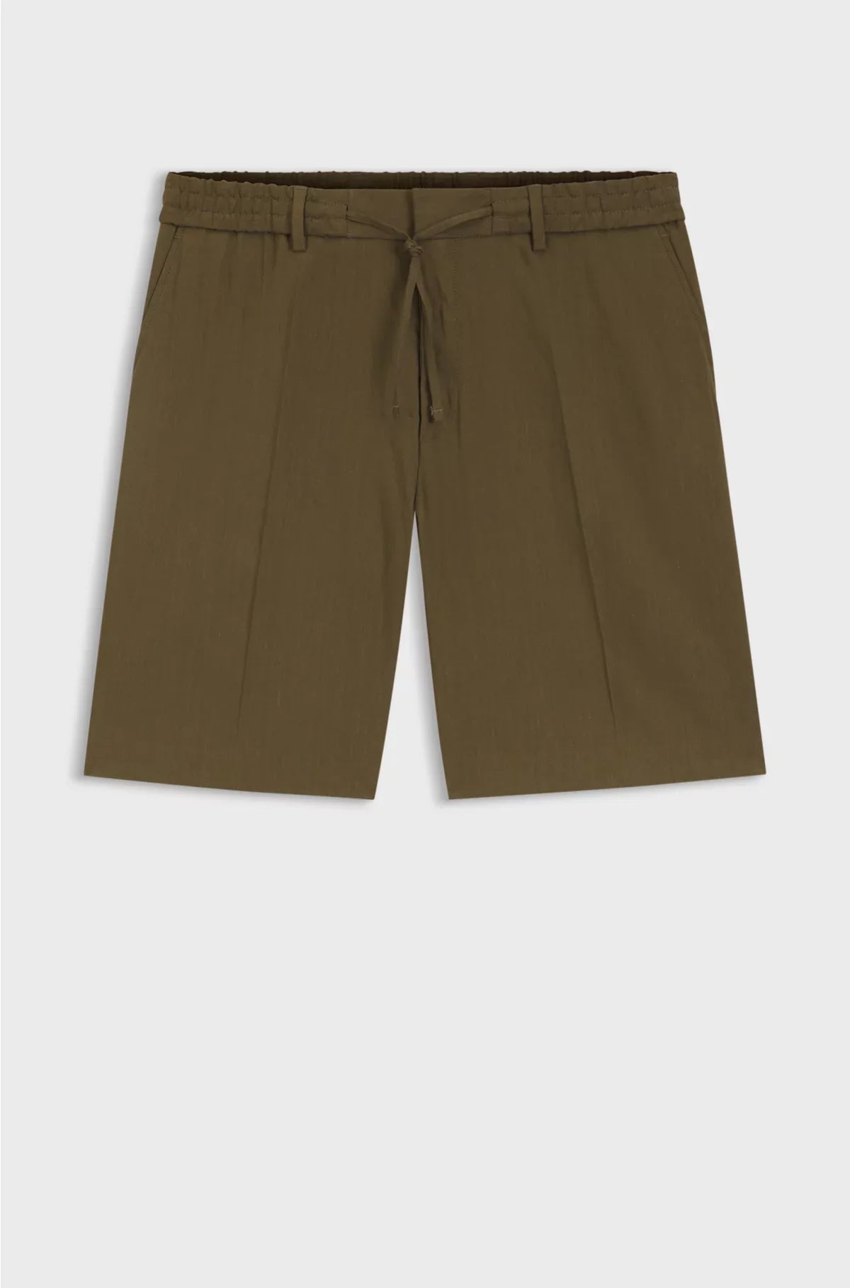 FORMAL SHORTS IN A LINEN BLEND