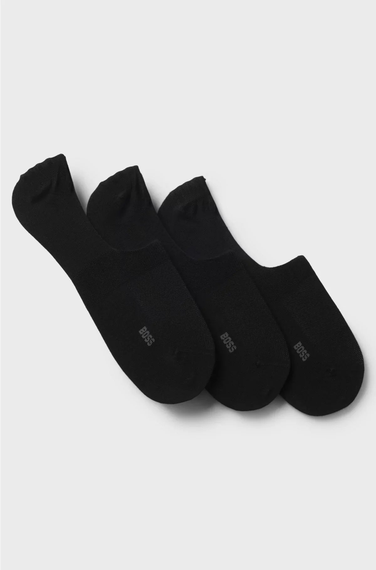 THREE-PACK OF INVISIBLE SOCKS IN A COTTON BLEND