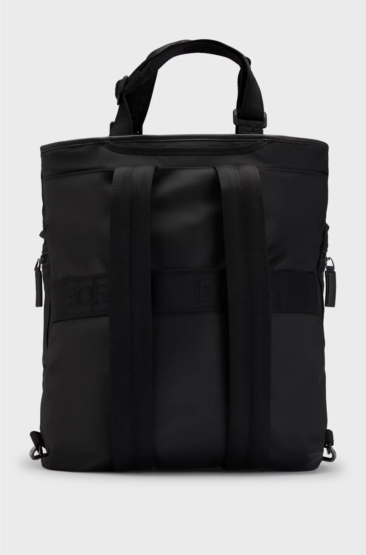TWIN-POCKET TOTE BAG WITH SHOULDER STRAPS