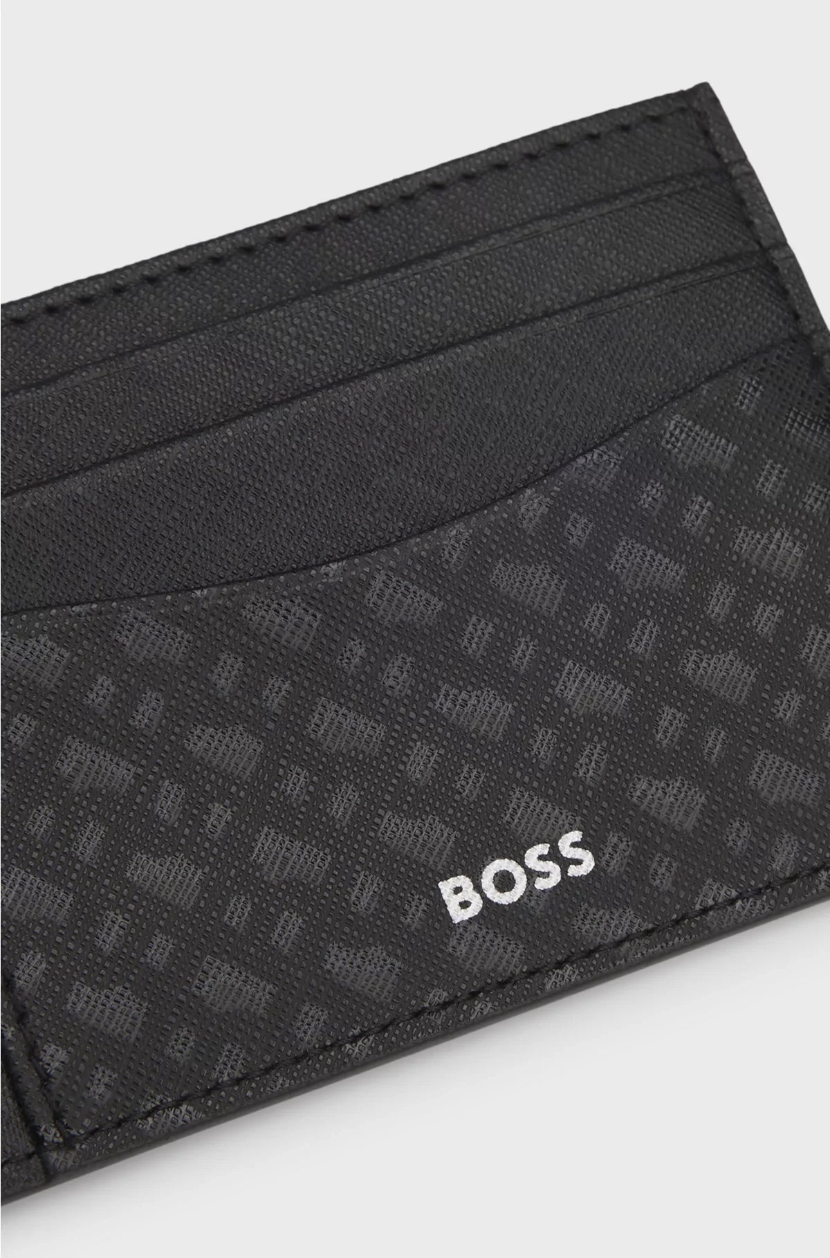 CARD HOLDER WITH MONOGRAM PATTERN