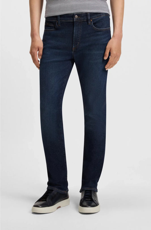 SLIM-FIT JEANS IN BLUE PERFORMANCE DENIM