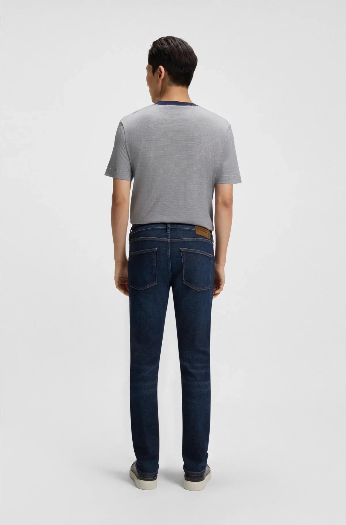 SLIM-FIT JEANS IN BLUE PERFORMANCE DENIM