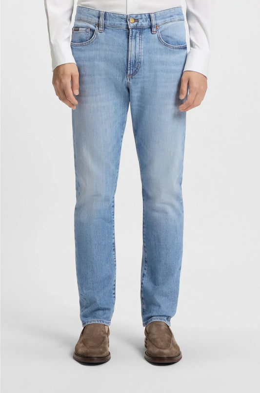 SLIM-FIT JEANS IN BLUE COMFORT-STRETCH DENIM