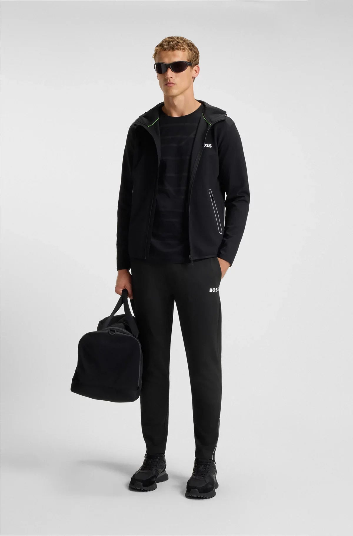 ACTIVE STRETCH-GABARDINE TRACKSUIT BOTTOMS WITH THERMOREGULATING TECHNOLOGY