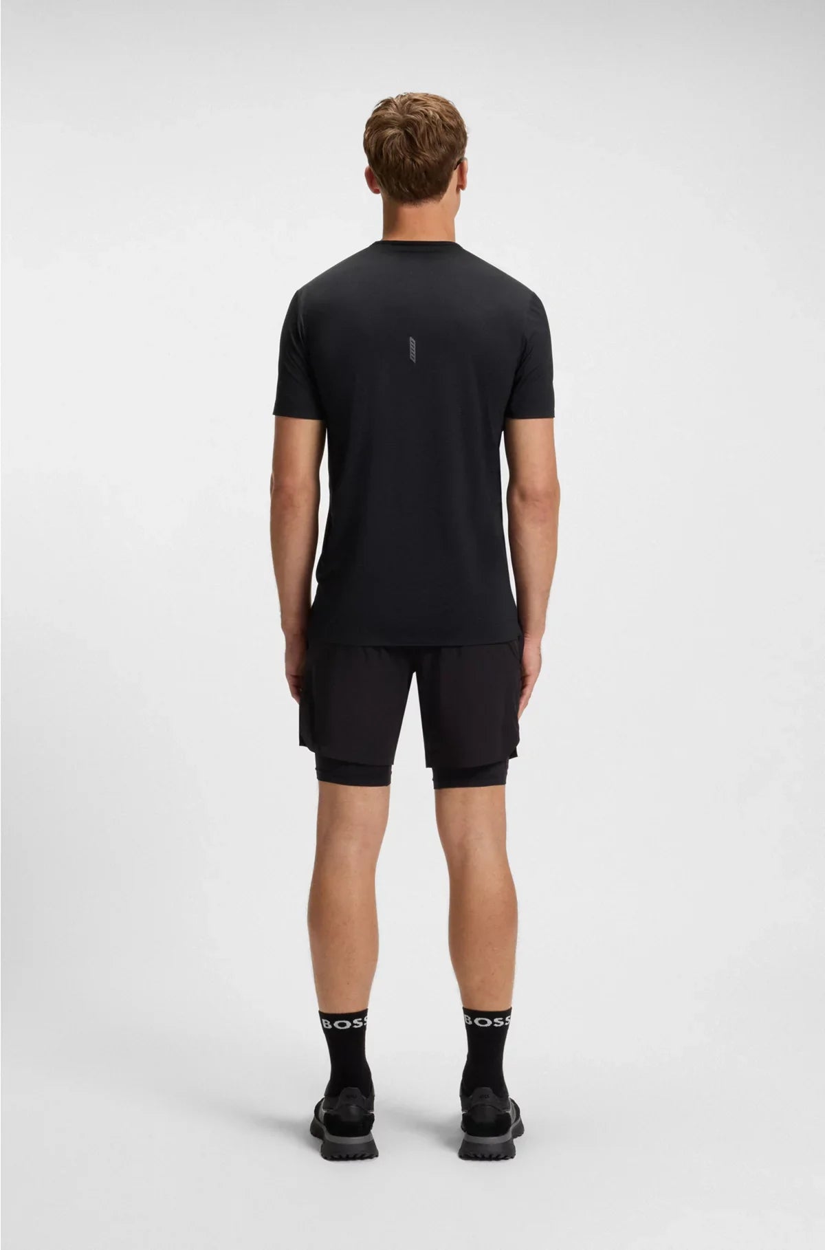 ACTIVE MESH-JERSEY T-SHIRT WITH DECORATIVE REFLECTIVE DETAILS