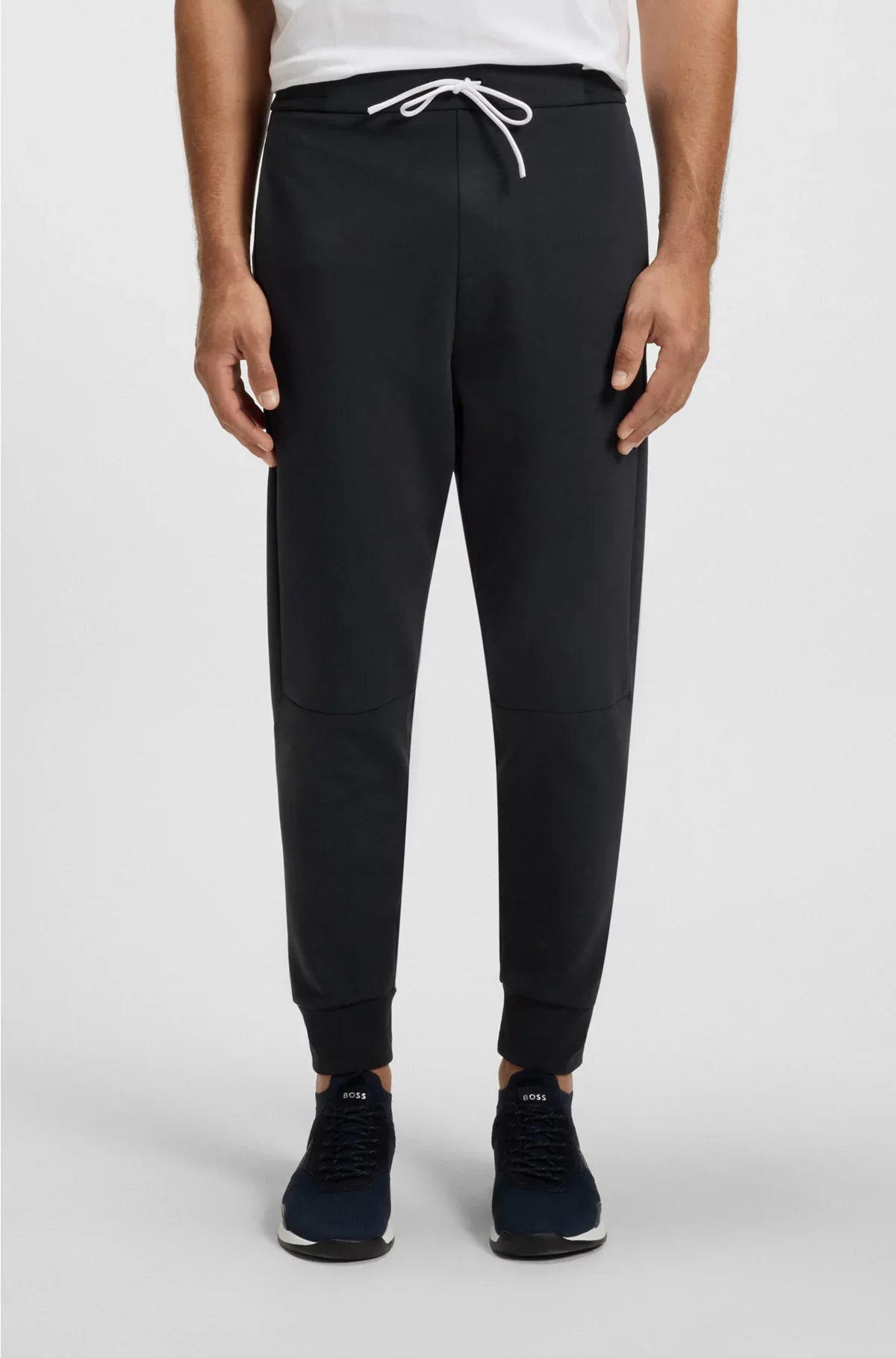 PANTALONI DELLA TUTA IN MISTO COTONE CON PROFILI A RIGHE