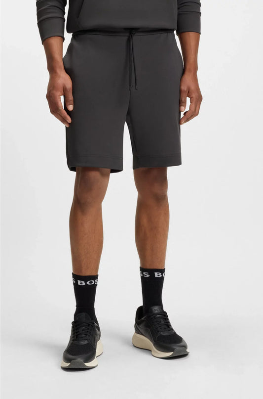 COTTON-BLEND SHORTS WITH STRIPE DETAILS